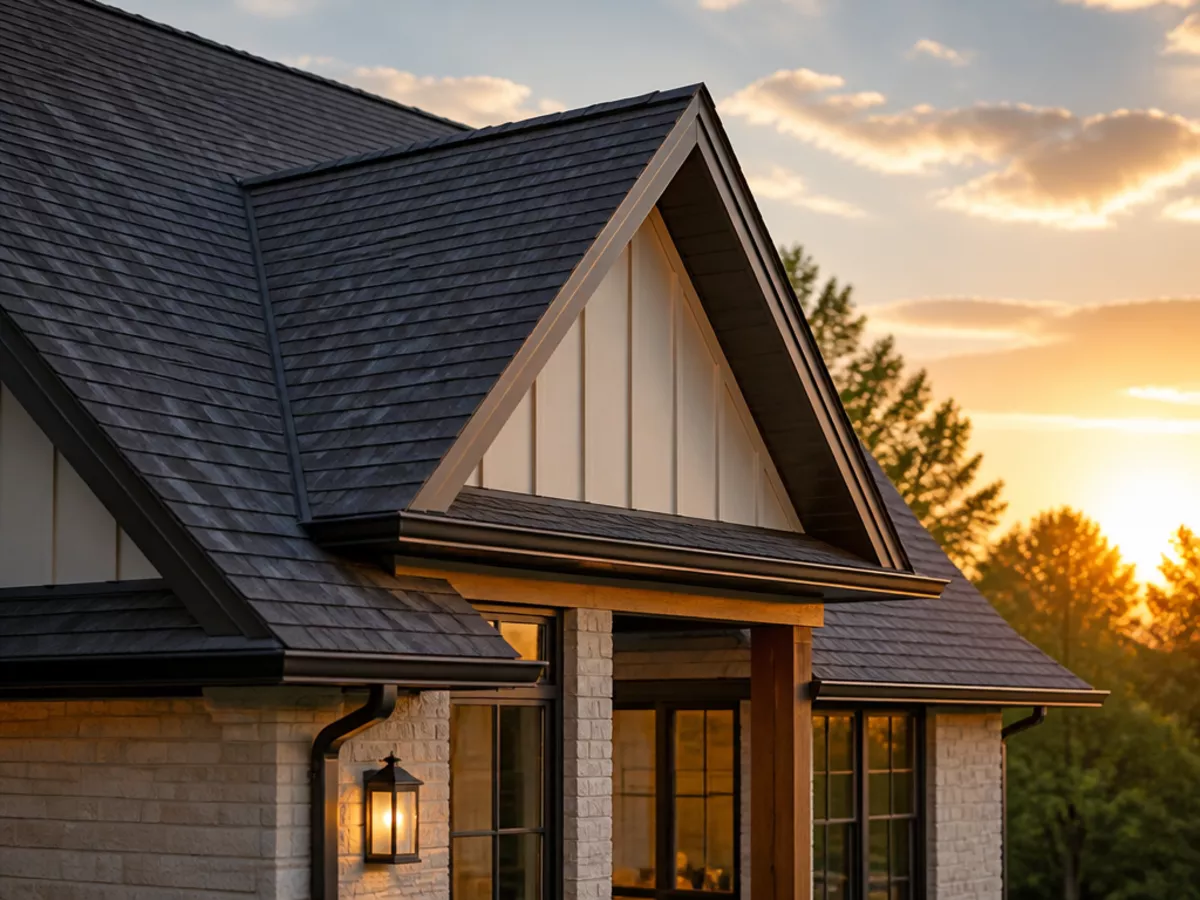 Modern roofing installation